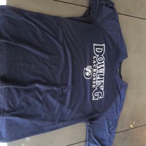 Adidas short sleeve blue athletic shirt